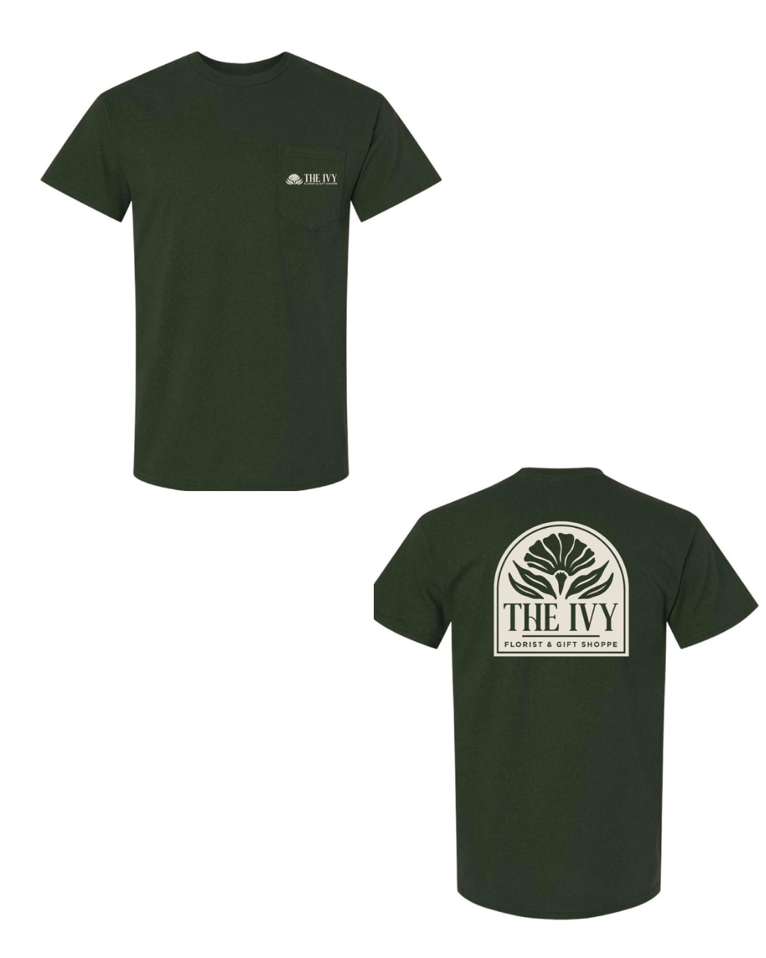 Green Pocket Tee