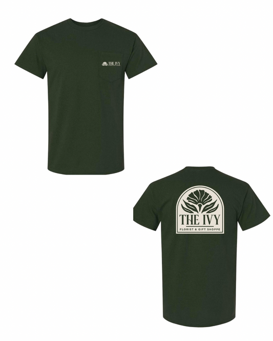 Green Pocket Tee